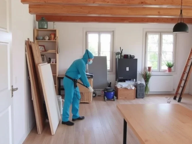 Nettoyage de fin de chantier à Delémont 2800, Jura